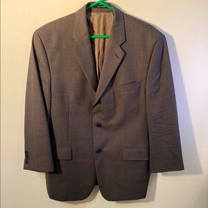 Calvin Klein Gray Sport Coat with Notched Lapels
